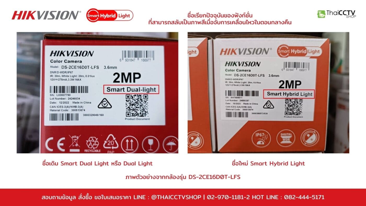 ชื่อเรียกปัจจุบัน Dual Light >> Smart Hybrid Light
