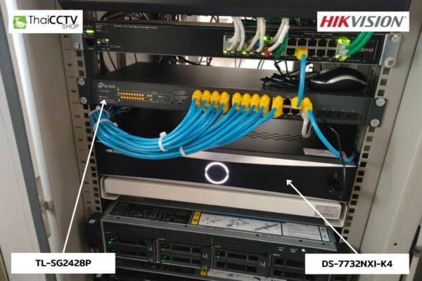 CCTV 6607105 DS-7732NXI-K4, TL-SG2428P กล้องวงจรปิด บางชัน